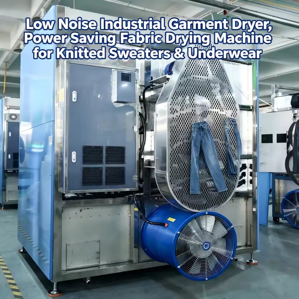 120kg Big Capacity Fabric Drying Machine, Power Saving Industrial Tumble Dryer for School Uniforms