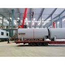 20Tph Rotary Drum Dryer Machine-High Efficiency Food Processing New Rotary Drying Equipment with Motor