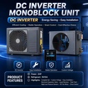 DC Inverter Condensing Unit and Evaporator Complete Set for Freezer Room