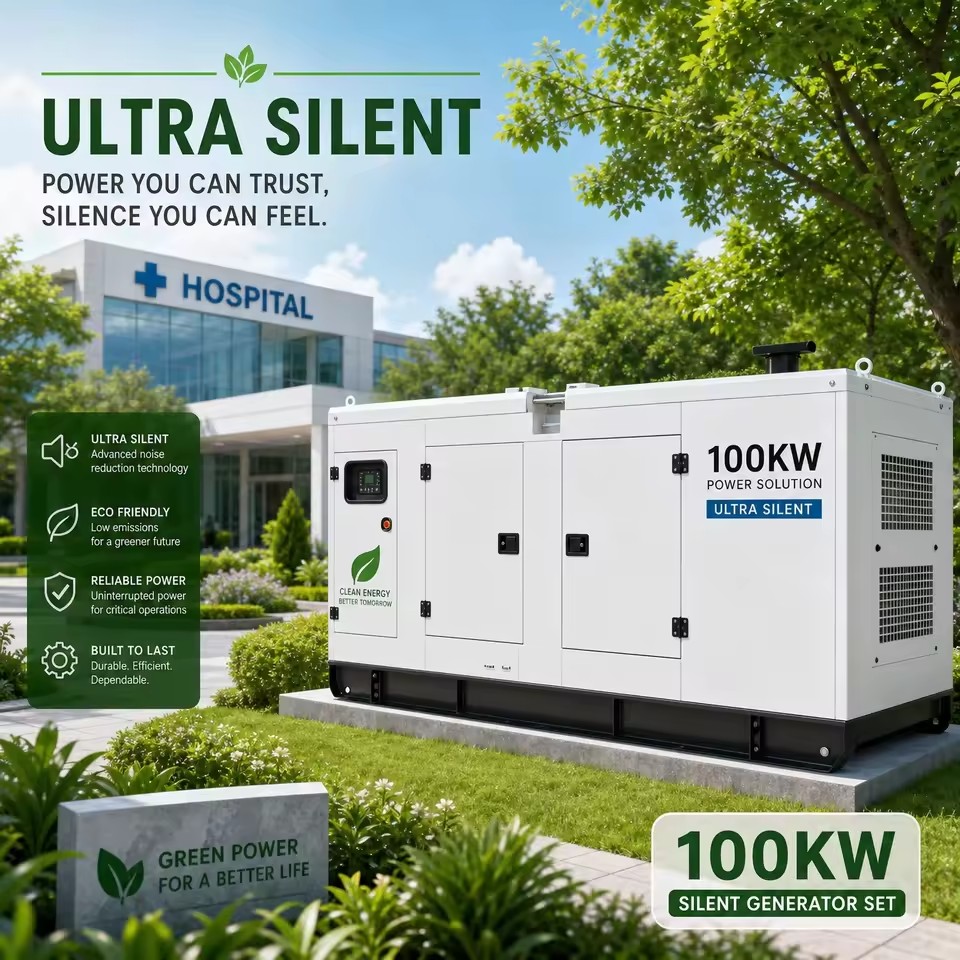50/60hz Silent Power Generator Set 100kw 125kw 150kw Industrial 120kw 180kw 200kw Heavy Duty diesel Generator Set
