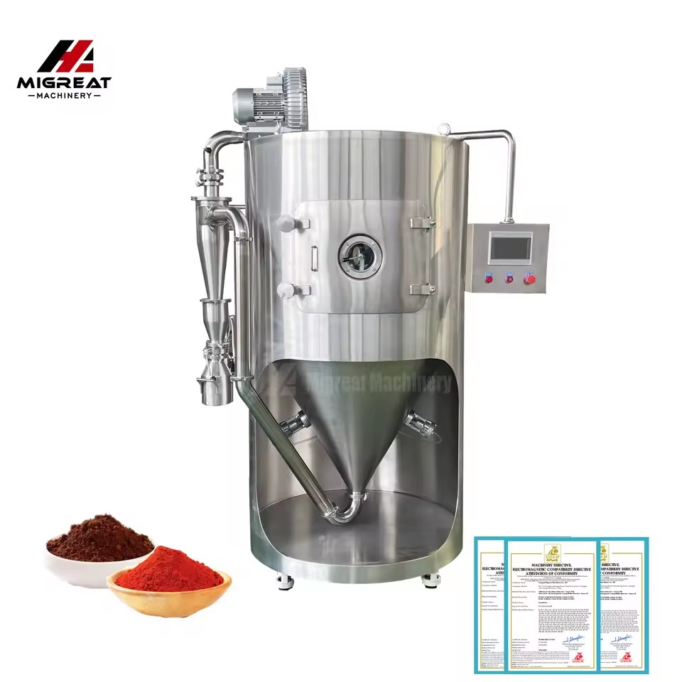 Stainless Steel Automatic Spray Dryer Machine for Chili Extract Garlic Powder Flavoring Powder Processing Equipment