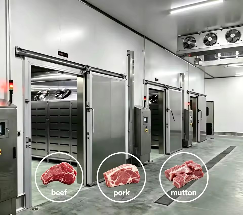 Modular Meat Cold Storage Room Easy Installation Prefab Cold Room for Meat Cold Storage Construction Cold Storage Warehouse