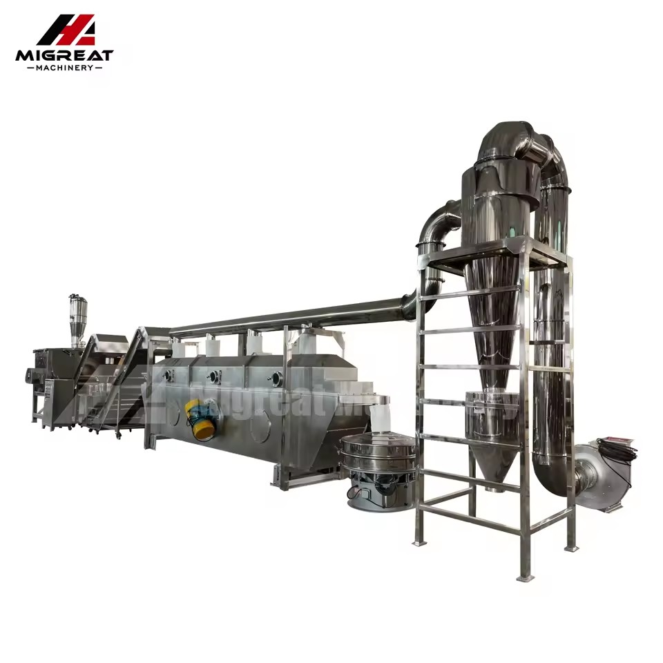 Supply Automatic Stainless Steel Vibrating Fluid Bed Drying Machine for Chemicals & Fertilizer Additives