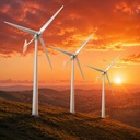 100kw Horizontal Axis Wind Power Generation System Engineering Electricity Control Type