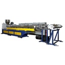 Custom HDPE LLDPE TPO EVA PVC Single-screw Extrusion Production Line 350kg/h Capacity High Automation Pelletizing Engine-Driven