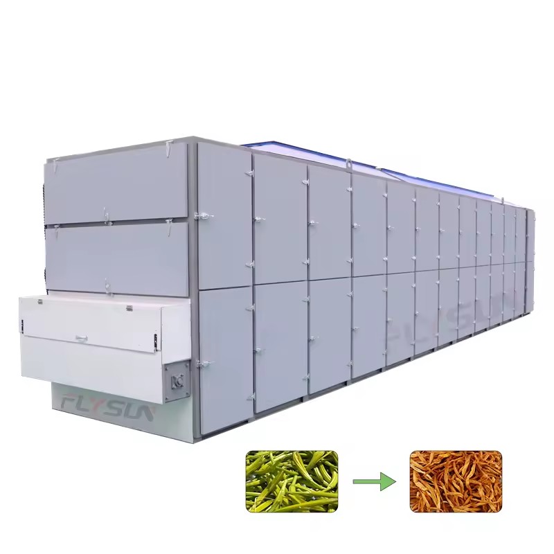 Anti-break Food Grade Multi-layer Mesh Belt Dryer with Adjustable Running Speed for Daylily Fresh Vegetable Deep Processing