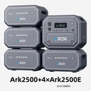 Outdoor Generators Solar Power Generator 2500W Capacity Expandable 2160Wh-10800Wh Portable Power Station