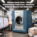 160kgs Electric Garment Drying Machine, No Steam Boiler Required, Pipeline-Free Integrated Design Energy Saving