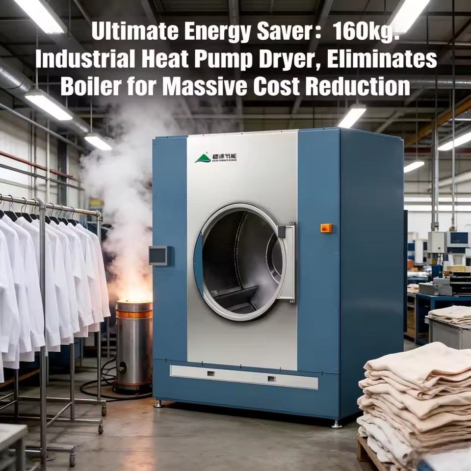 Bedding Sheets Energy Saving Heat Pump Dryer or Hotel Laundry Industrtial Tumble Dryer Eco Friendly Textile Drying Machine