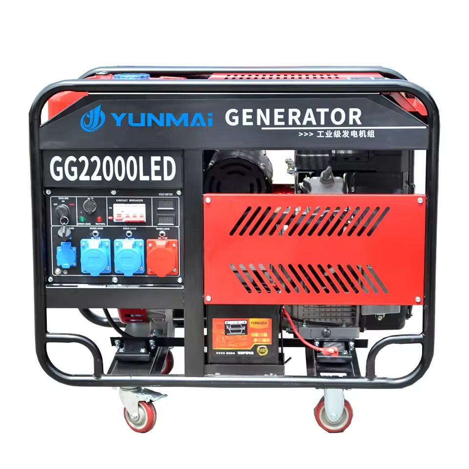 2025 New Model 16KW 20KVA 110V 220V 240V 380V 999CC Double Cylinder Generator Electricity Gasoline Generator