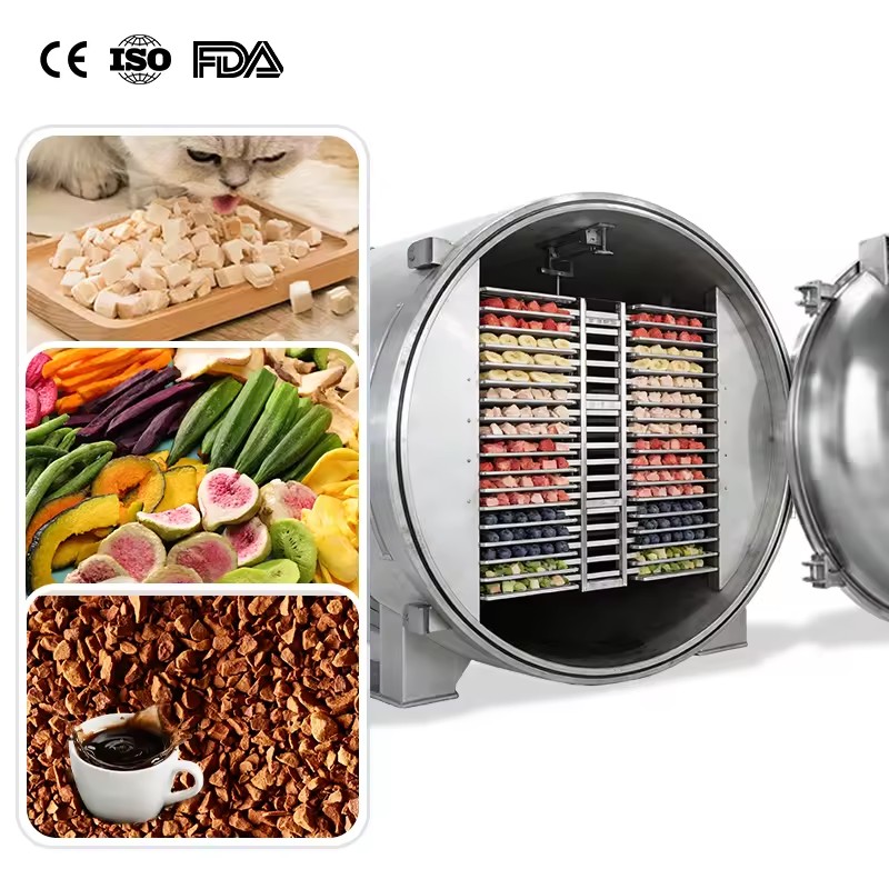 4000kg FD3500L Industrial Freeze-drying Machines for Freezing and Drying Fruits and Vegetables,preserve the Nutritional Value