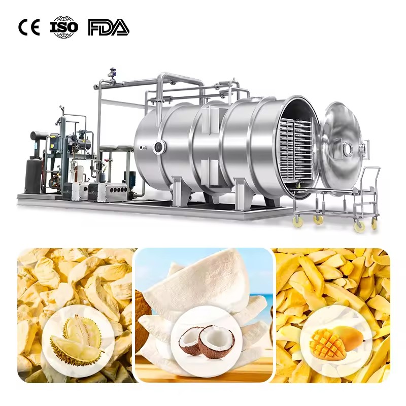 3000kg High Quality Freeze Drying Equipment Multifunctional Automated Vacuum High-Efficiency Freeze-Drying Machine