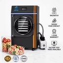 1300W SUS304 Home Freeze Dryer Machine Five Trays Compact Food Lyophilizer with Automatic Digital Control