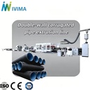 High Speed Double Wall Corrugated Pipe Extrusion Line for Mass Production