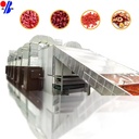 Continuous Mesh Belt Rotary Food Dehydrator PLC Controlled Energy Saving Cooked Bread Drying Machine Conveyor Dryer