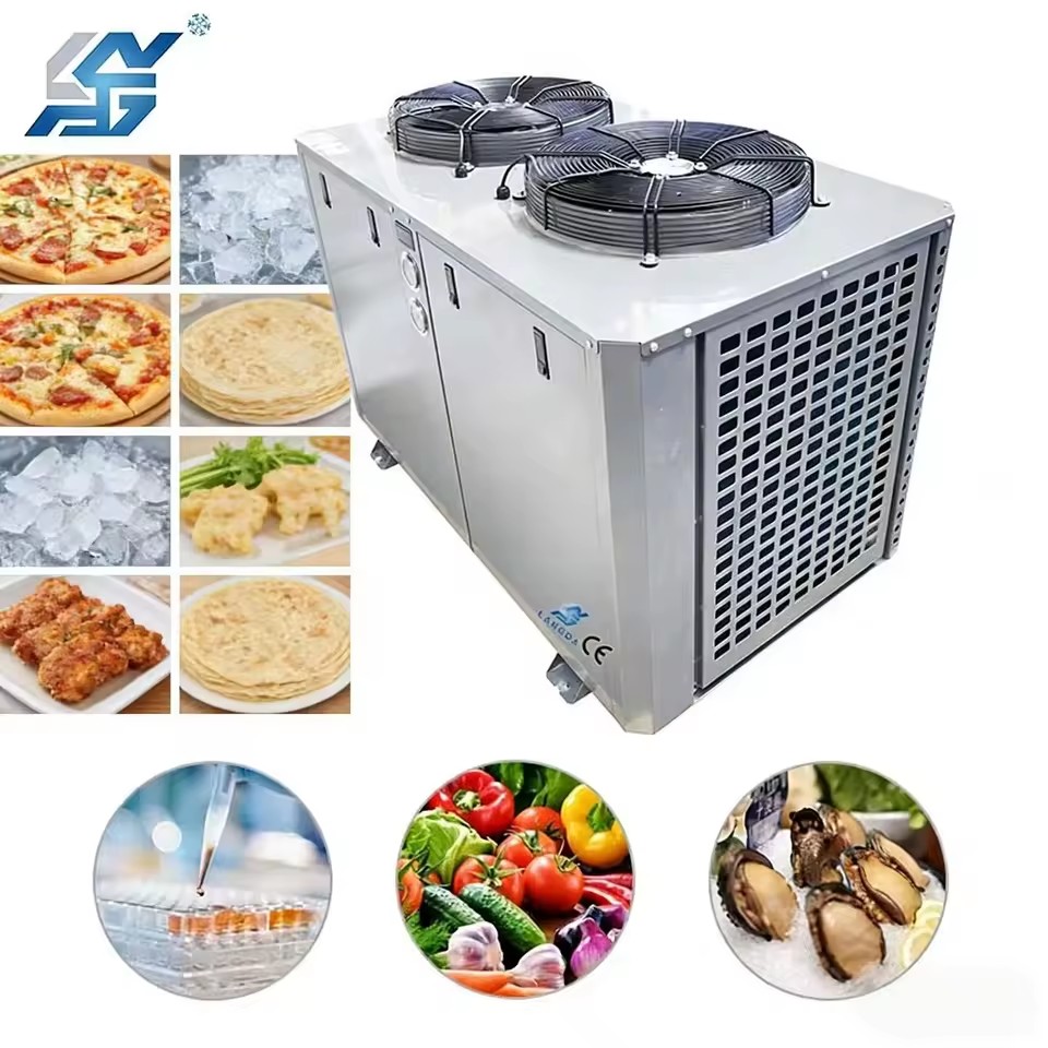 High Quality Box U Type Condenser and Compressor R134a Refrigerant Gas for Cold Room Chiller