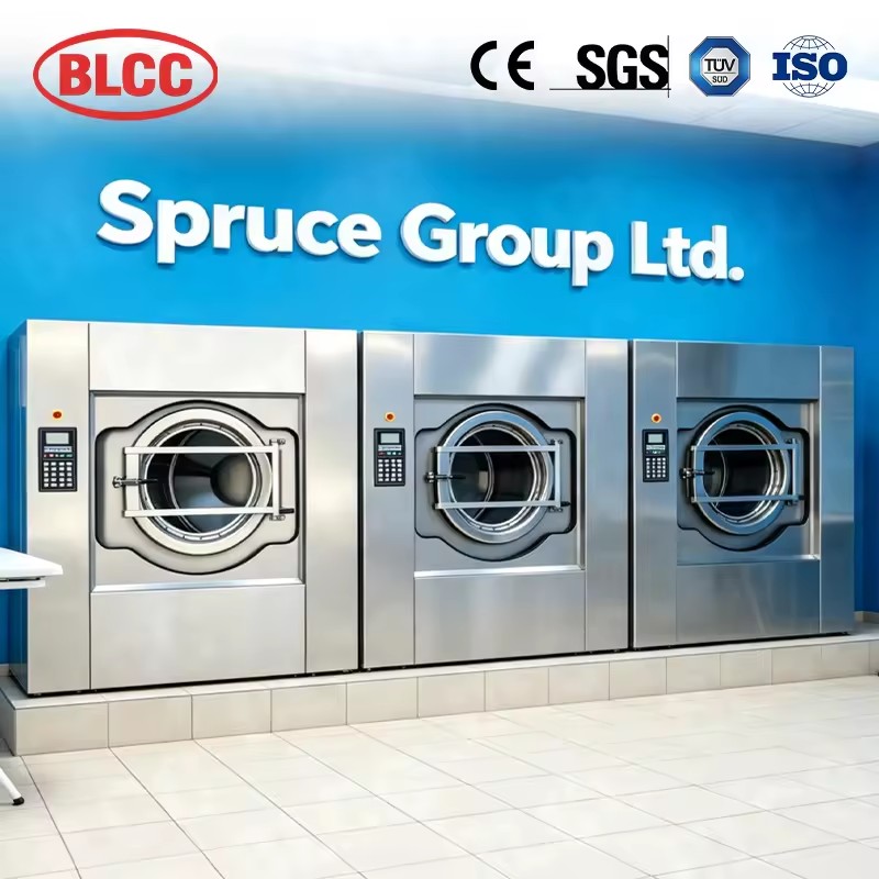 BLCC 50kg Hotel Bedsheet Front Load Washing Machine 100kg Commercial Washing Machine Laundry Equipment