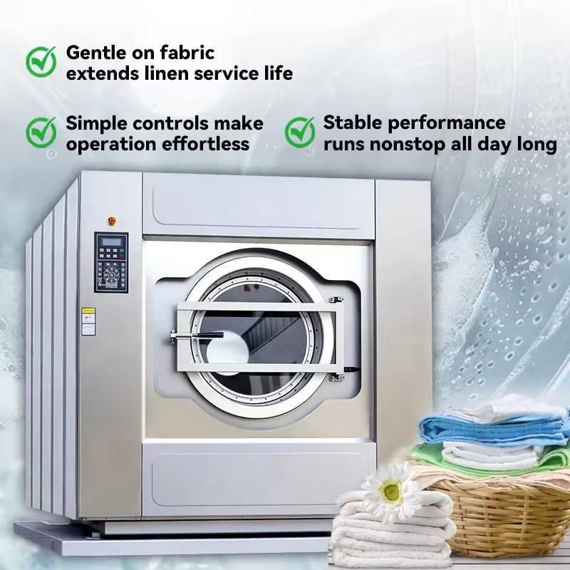150kg Commercial Industrial Washing Machines Automatic Carpet Washing Machine Laundry Washer Extractor for Laundry Equipment