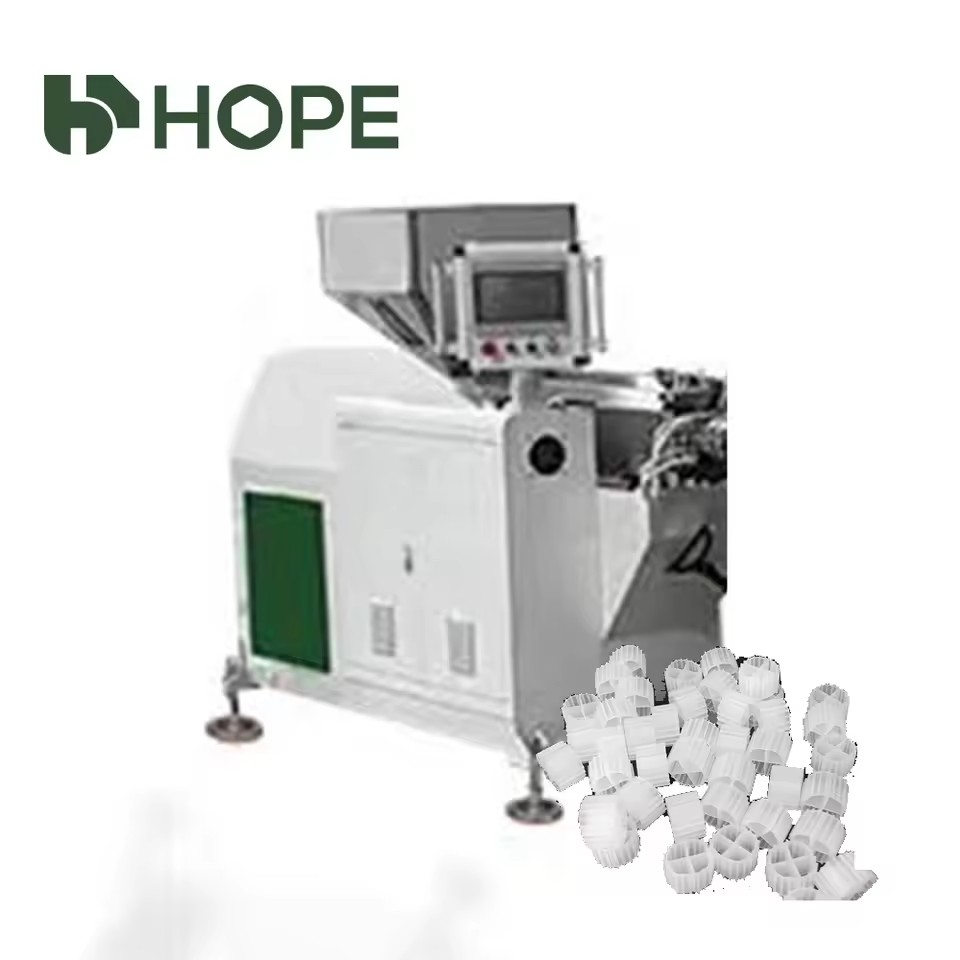 Industrial Grade Polyhedral Hollow Ball Extruding Equipment Plastic Bio Ball Manufacturing Extruder