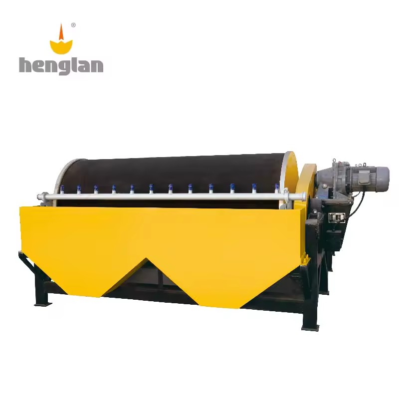 Drum Magnetic Separator, energy Saving, easy maintenance, improves grade & recovery