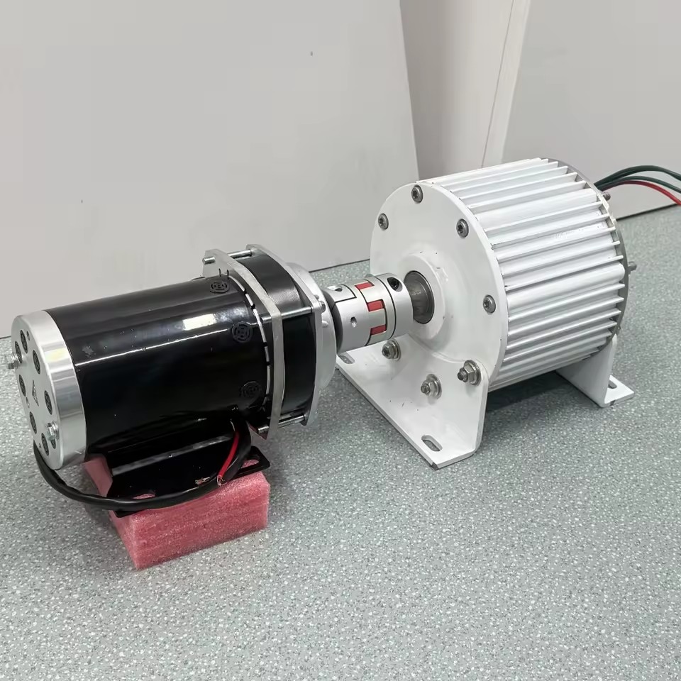 Free Energy 10KW Permanent Magnet Generator 110V 220V 380V 400V 3Phase AC Alternators With Motor System 1kw