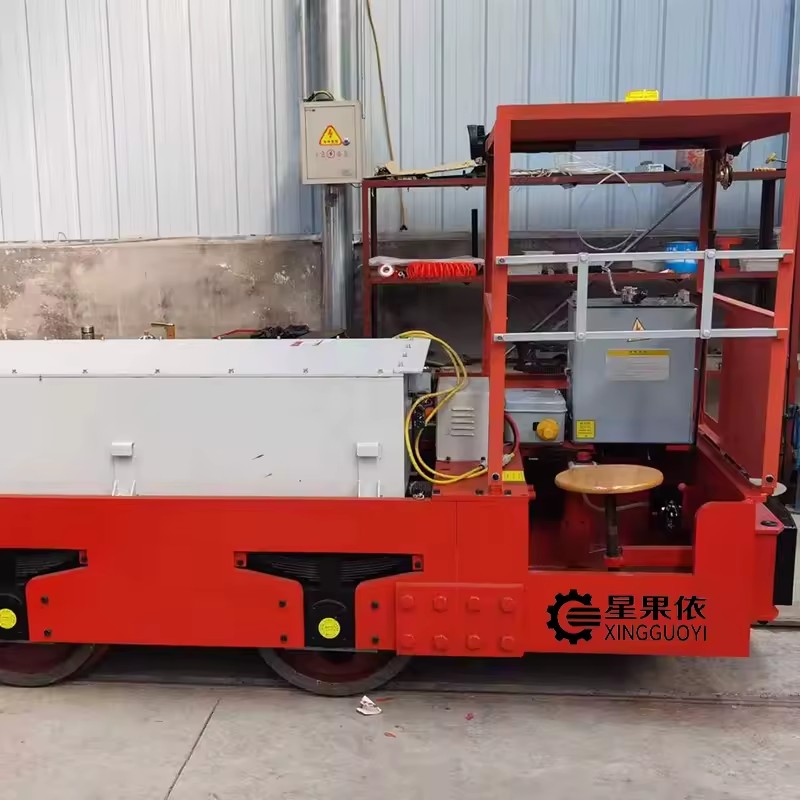 5-Ton Lithium Iron Phosphate Battery Electric Locomotive with Chopper Speed Control With 40Cr Reduction Box