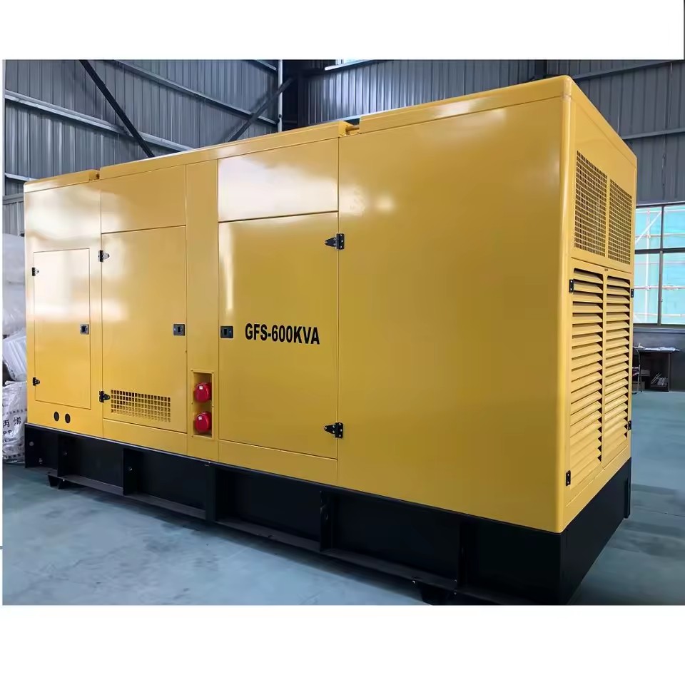 Custom Heavy Duty 500 kw Generator 550 Kva 750kva Silent diesel Generator 3 Phase Electricity Generation Use Industrial