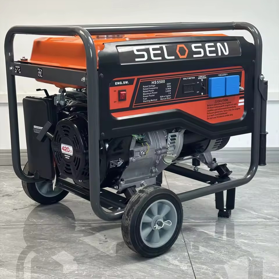 Factory Discount Price Whole House 10KW 9KW 8KW 7KW 6KW 5KW 3KW Portable Silent Gasoline Generator Set Electric Home Generators