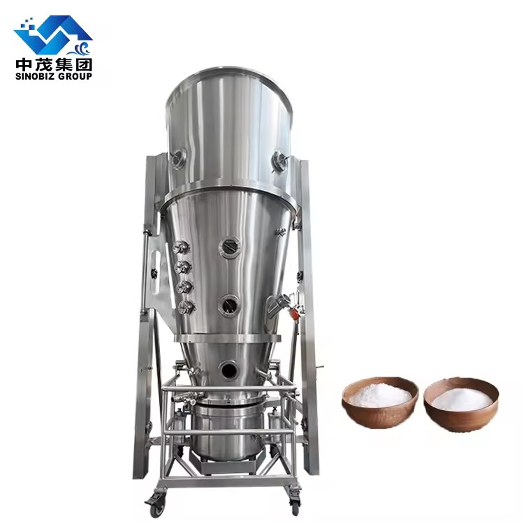 Energy Saving Fluid Bed Dryer Steam Heating Chemical Food Granule Dryer