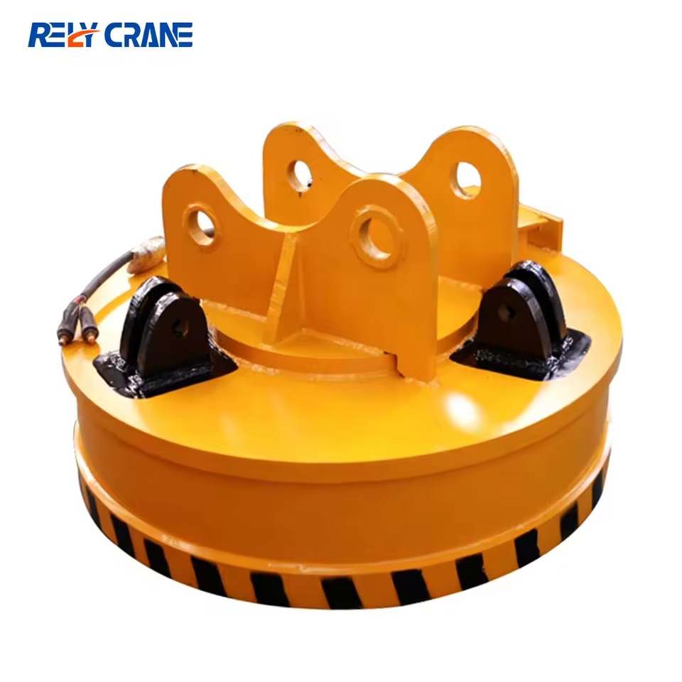 Scrap Steel Iron 500KG Lifting Magnet Steel Iron Plant Electromagnet Rectangle Gantry Crane Electromagnetic Lifter