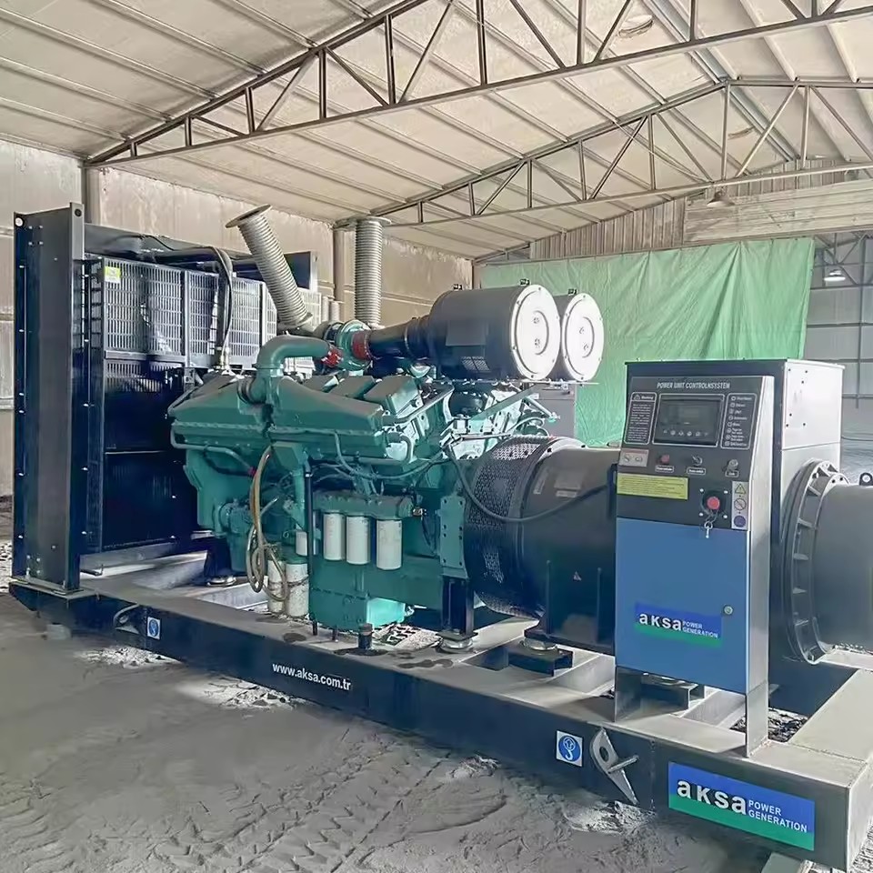 Second Hand Refurbish KTA38-5 12 Cylinder 800KW 1000KVA 50HZ 400V Diesel Generator with Stamford Motor Genset