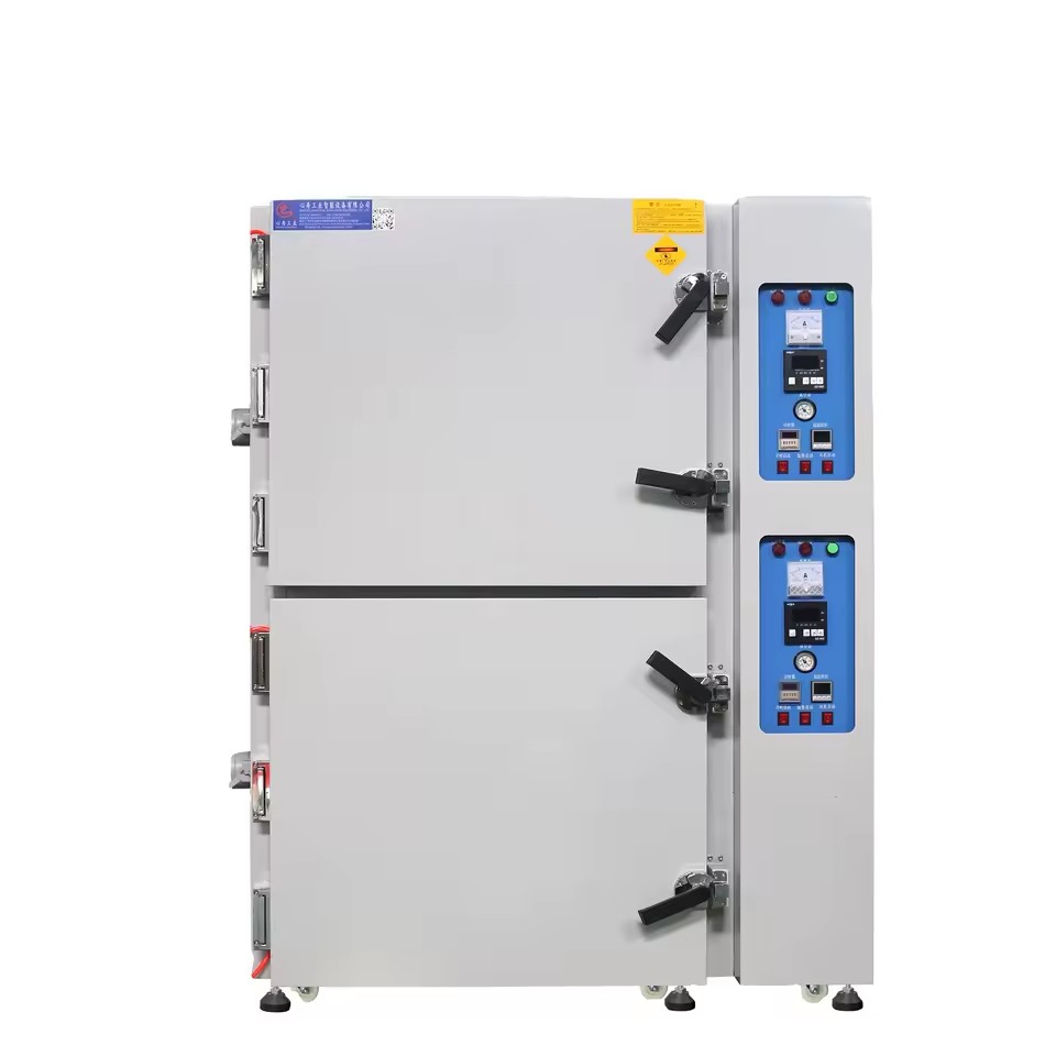 Double Door Electric Heating Vacuum Drying Oven Industrial Equipment Motor for Lithium Battery PCB FPC Board Wire Cable Energy