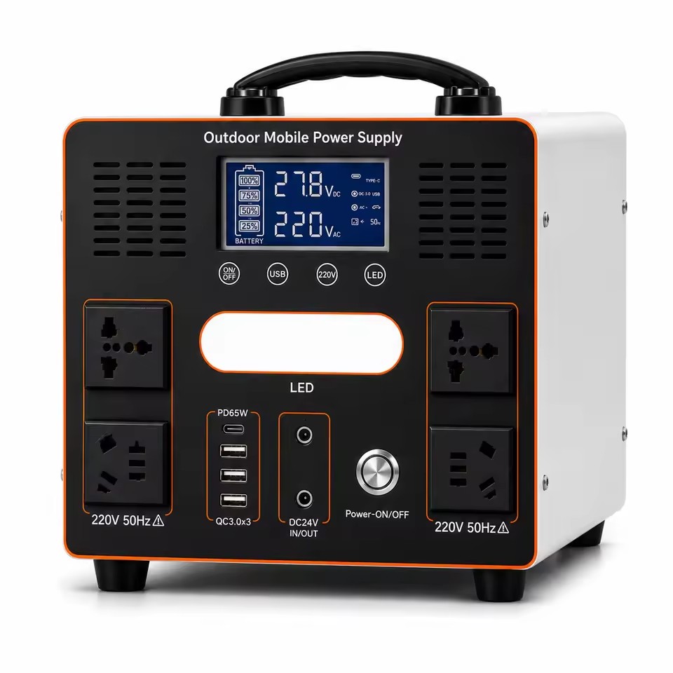 2200W Portable Power Station 2201.6Wh LiFePO4 Solar Generator with 400W Solar Panel Option for Home Backup Camping RV