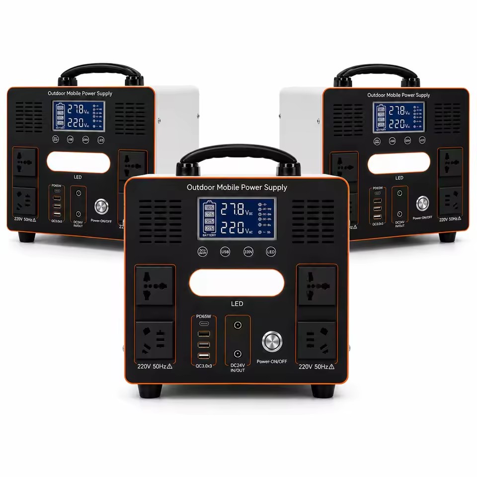 2200W Portable Power Station 2201.6Wh LiFePO4 Solar Generator MPPT Pure Sine Wave Emergency Supply Home Backup Car RV Camping
