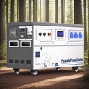 Household 1200w Solar Power System Battery Solar Charger Free Electricity Energy Generator for House Electricity