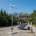 Falcon Wind Generator 48V 230V 380VAC 3kW 4kW Max Output 4m Rotor Diameter Variable Pitch Silent Wind Generator