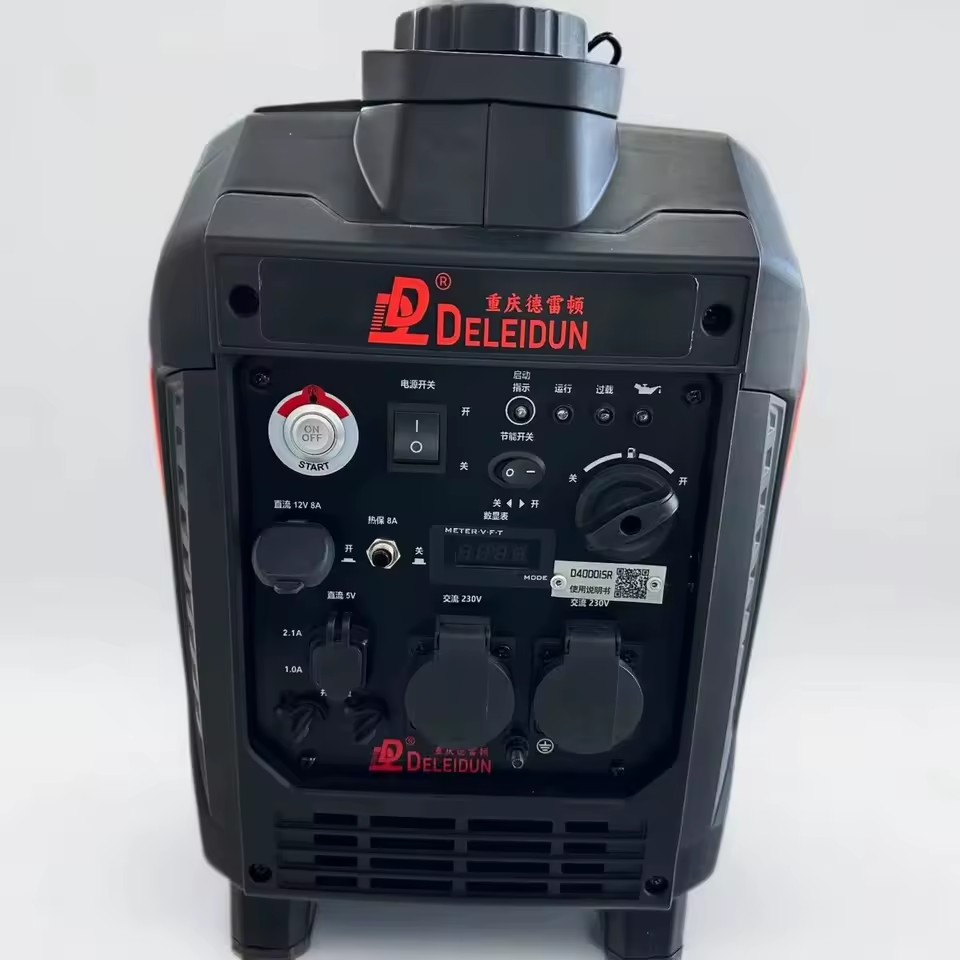 Household 4KW Digital Inverter Gasoline Generator 220V Single Phase Portable Power Generator Pull Rod Remote Control Model