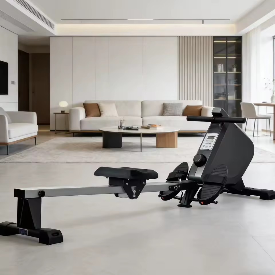 Wholesale Home Exercise Fitness Equipment Multi-Function Magnetic Rowing Machine Alloy Frame ISO9001 Certified Adjustable