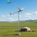 HLD 2.5KW Wind Turbine Power Generator 24V-400V with 3.2m/3.8m/4m Blades