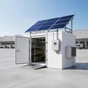 Pre Assembled Modular Solar Cold Room, Double Door Off Grid Refrigeration with Battery Storage, Cajas Refrigeradas Solares