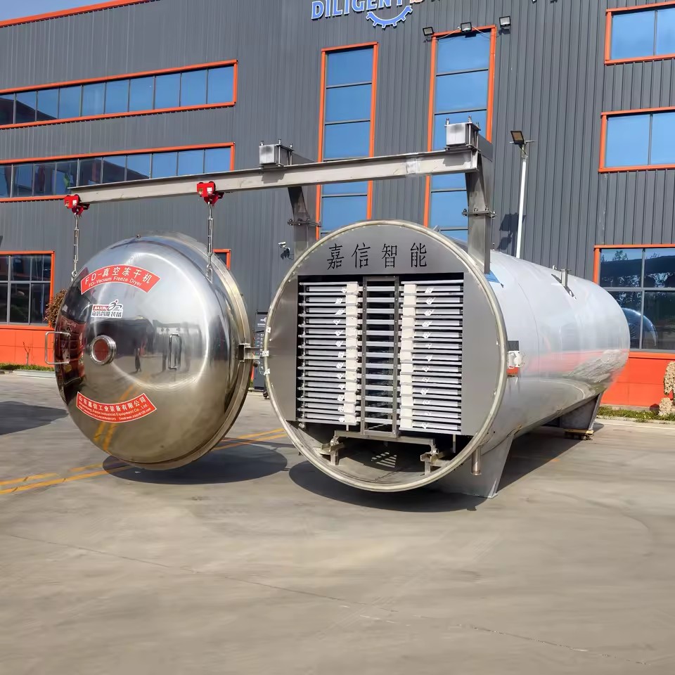 High Efficiency PLC Controlled Electric Heating Freeze Drying Equipment for Food Processing with Low Operating Cost