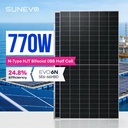 Factory Direct 700W 710 Watt 720W 750W 770W Monocrystalline Solar Panel with Custom Logo Service for Global Solar Distributors