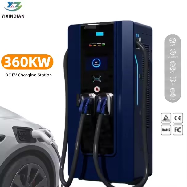 160kW 240kW 360kW Integrated Solar Dc Ev Charger Fast Floor-mounted Charging Station Commercial Use GB/T CCS CHAdeMO