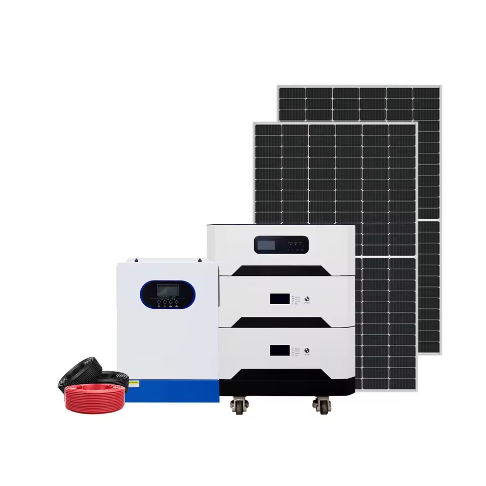 15kW Hybrid Solar Power System with MPPT Controller Lithium Battery Storage for Household Off Grid on Grid Use
