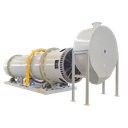 New Rotary Drum Dryer with Motor and Gearbox Ti Material for Biomass Sawdust Powder Drying Energy Saving