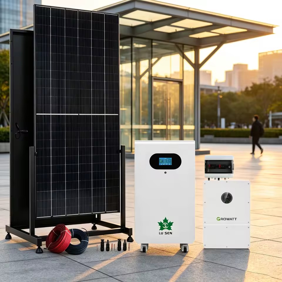 Complete All-in-One Solar Power System Full Kit Lithium Battery Storage for Home Off-Grid Daily Power Generation