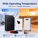 3kw-10kw Hybrid Solar Energy System Kit for Home for Home Split Phase 120V/240V Complete Solar System for Home Use