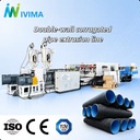 Industrial Customized Plastic Double Wall Corrugated Pipe Extruder Production Line Long Life