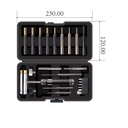 Gunsmith Punch Set Roll Pin and Hammer with Brass Punch Removal Tool Plastic Box for Gunsmith Kit Gun Tool