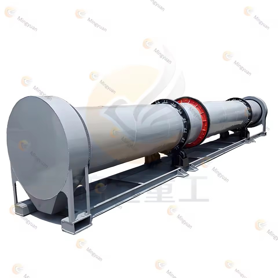 New Cylinder Slag Sand Dryer Return Granular Material Dry Powder Mortar Quartz Sand Dryer Sawdust Dryer